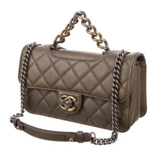 Chanel Perfect Edge Bag Goatskin Pristine New Condition